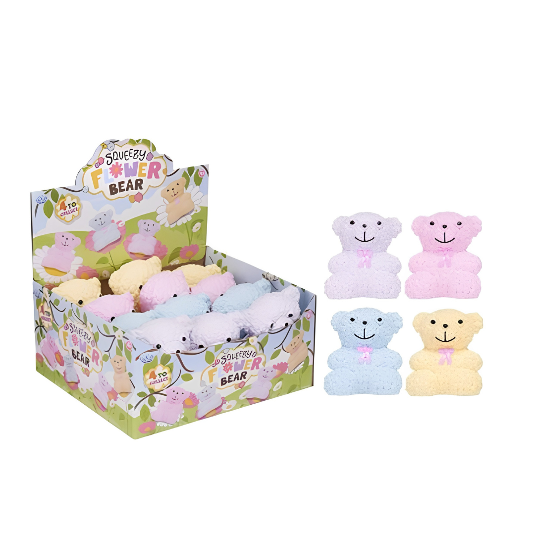 Squeezy Floral Bear
