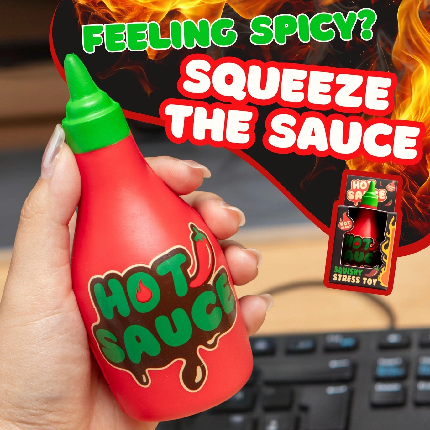 Hot Sauce Slow Rise Foam Squishy - Image 2