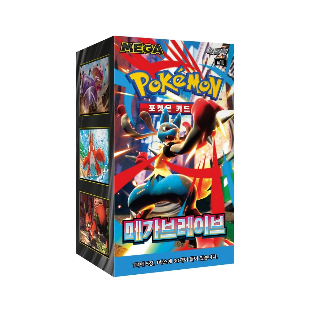 Pokemon Mega Brave M1L Single Booster (Korean)